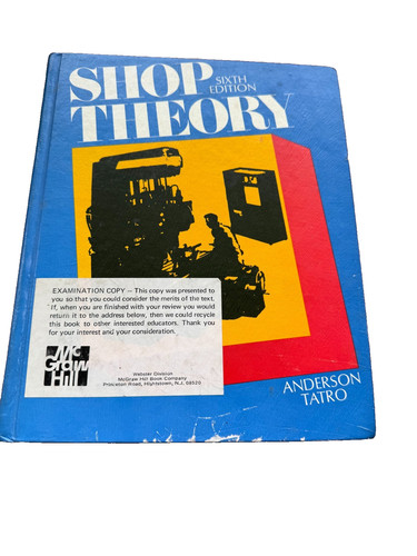 Shop theory 6th edition - shop, by